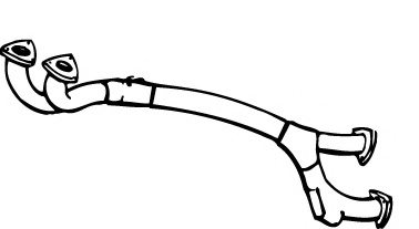 OPEL 854021 Exhaust Pipe